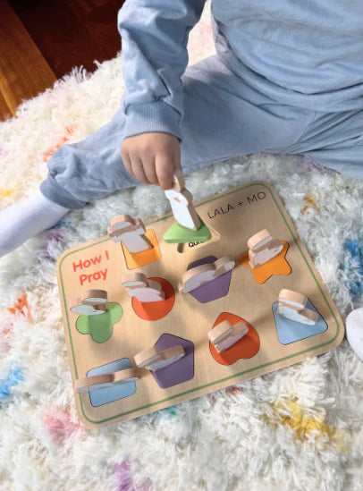 Puzzle prière enfant – Apprendre la Salaht en jouant | LALA + MO