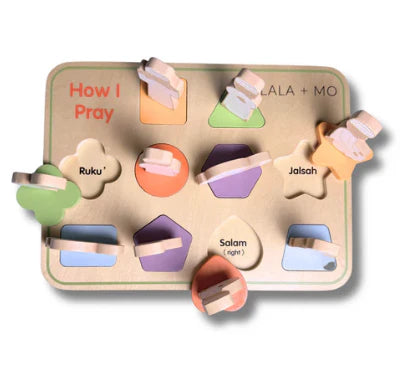 Puzzle prière enfant – Apprendre la Salaht en jouant | LALA + MO