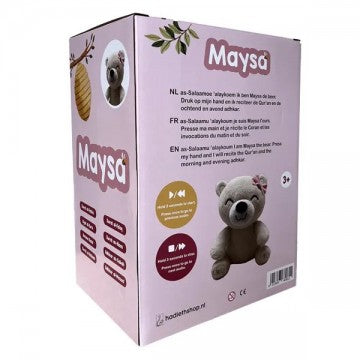Ours en peluche Maysa - Coran & Adhkar - Hadieth Benelux