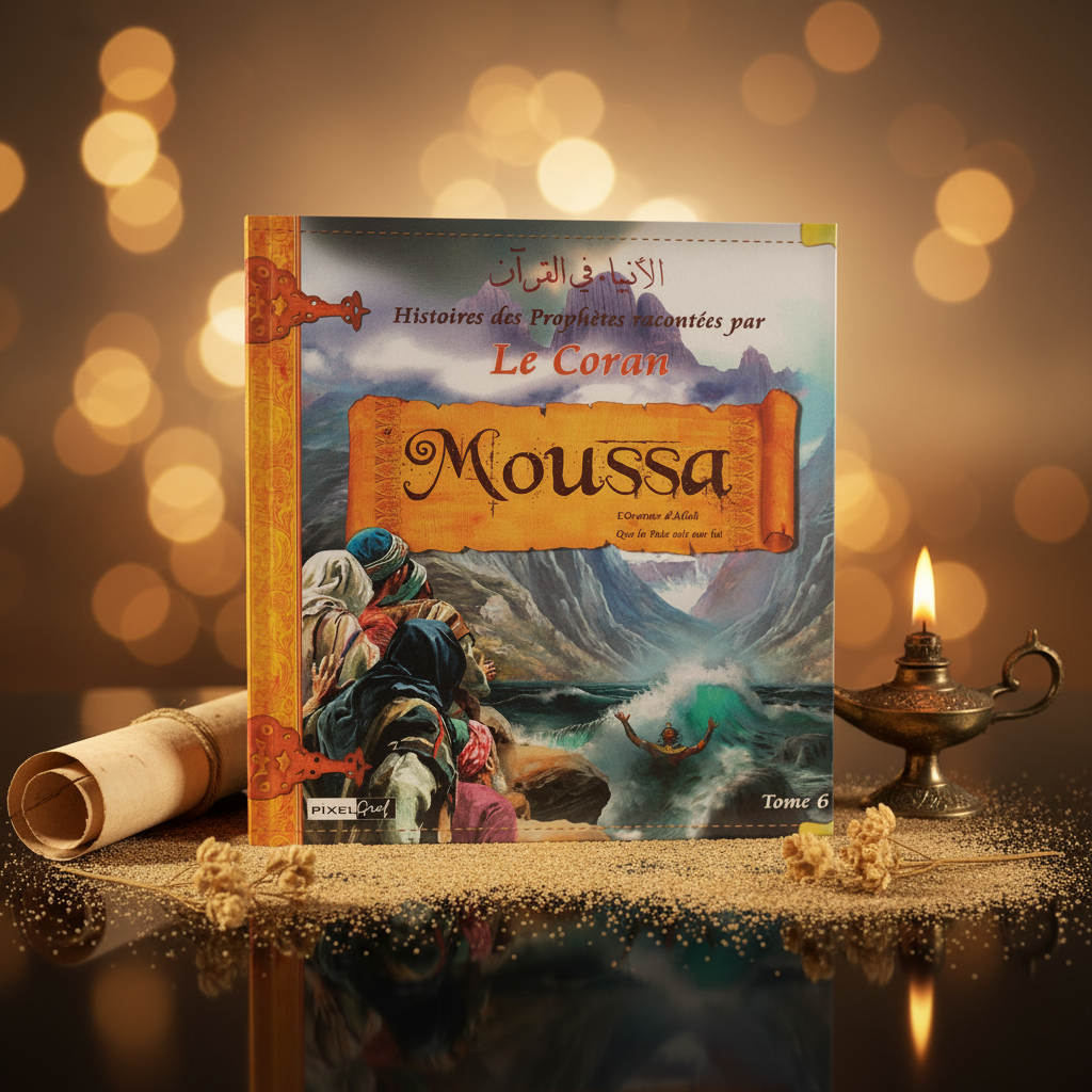 Moussa – Histoires des Prophètes racontées par le Coran T.6, scène publicitaire
