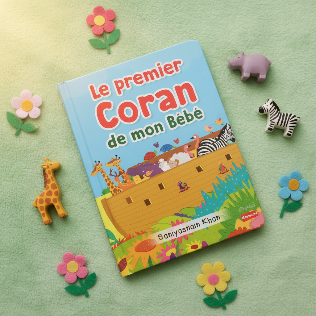 Le premier Coran de mon Bébé — mise en scène lifestyle colorée et joyeuse