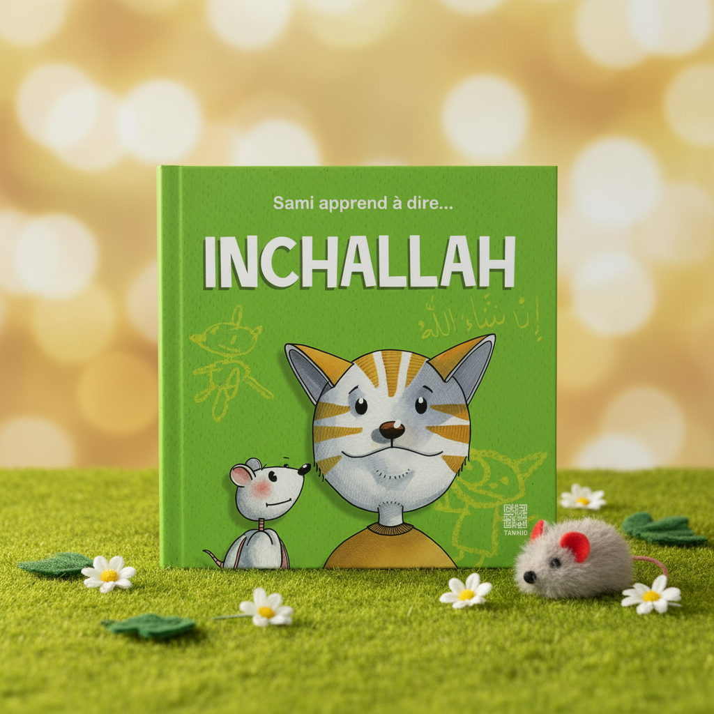 Sami apprend à dire Inchallah — mise en scène verte et fleurs blanches