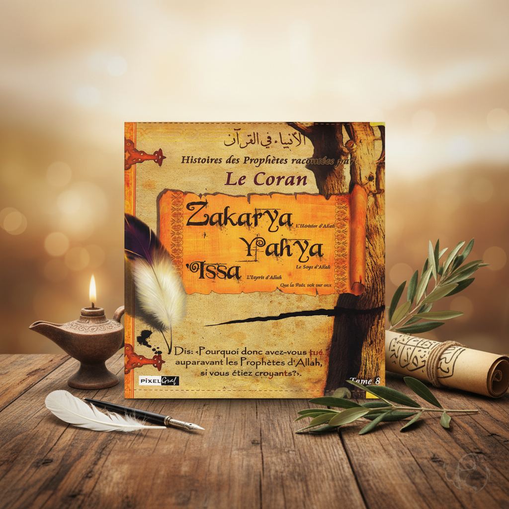 Zakarya, Yahya & ’Issa – Histoires des Prophètes racontées par le Coran T.8, scène publicitaire