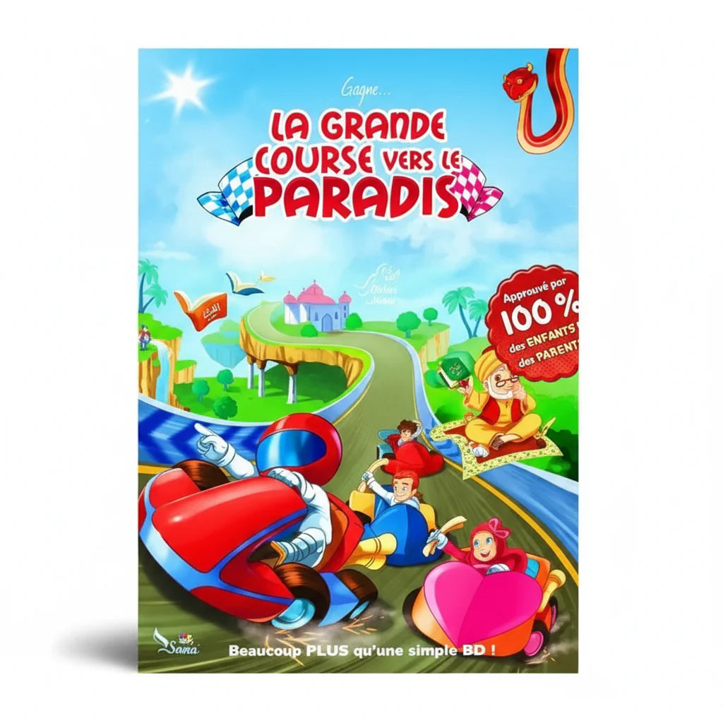 La Grande Course vers Le Paradis - Bande dessinée & Jeux éducatifs - Sana