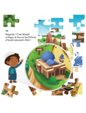 Voyage au Pays des Prophètes – Puzzle éducatif islamique 75 pièces