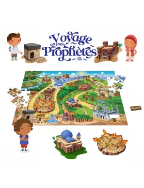 Voyage au Pays des Prophètes – Puzzle éducatif islamique 75 pièces